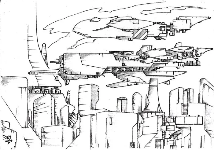 La ciudad en dibujo facil - Imagui