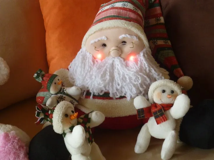 Muñecos para Navidad (TELA) on Pinterest | Navidad, Papa Noel and ...