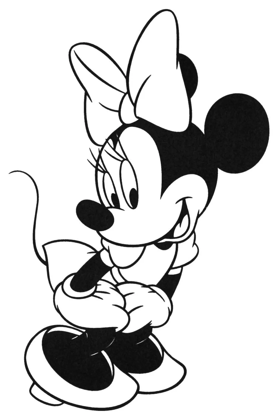 Dibujos de minnie y mickey - Dibujos para colorear - IMAGIXS