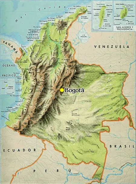 Colombia Sin Palabras!: Mapas de Colombia