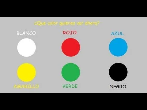 los colores en español para niños educación infantil flashscards ...