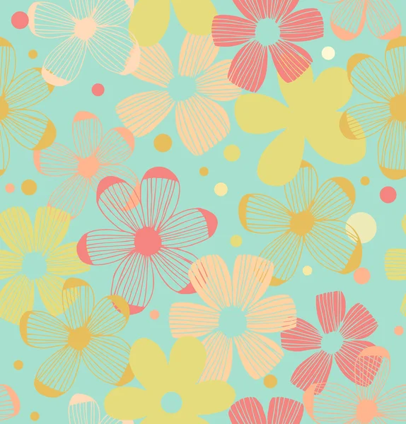 Coloridos patrones florales sin fisuras. textura de la tela de ...