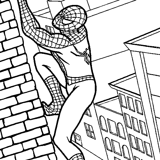 coloring: Coloring pictures of spiderman