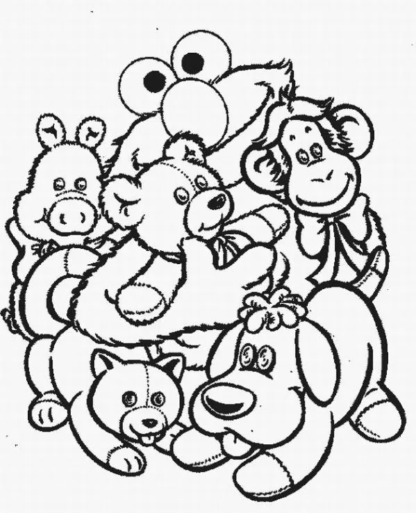Coloring Pages Online: Elmo Coloring Pages