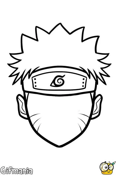 completar cara de Naruto #naruto #cabeza #dibujo | Dibujos ...