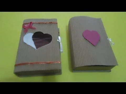 Libro de papel corrugado (Caja de regalo) - YouTube