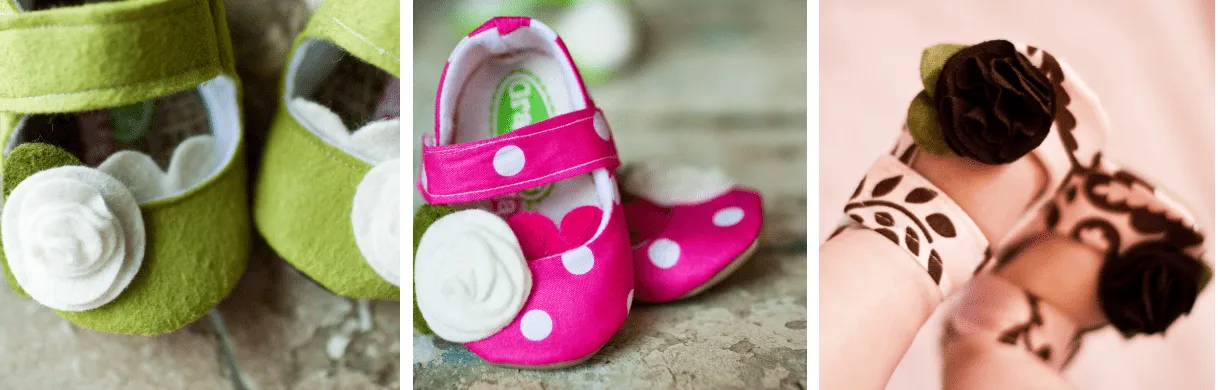 creciendo con bruno: Coquetos zapatos para bebes