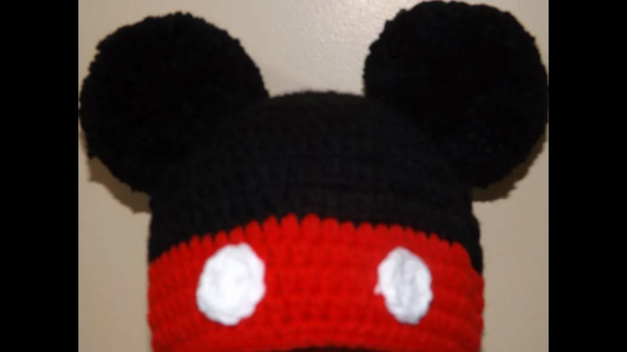 Crochet Gorrito Mikey Mouse - YouTube