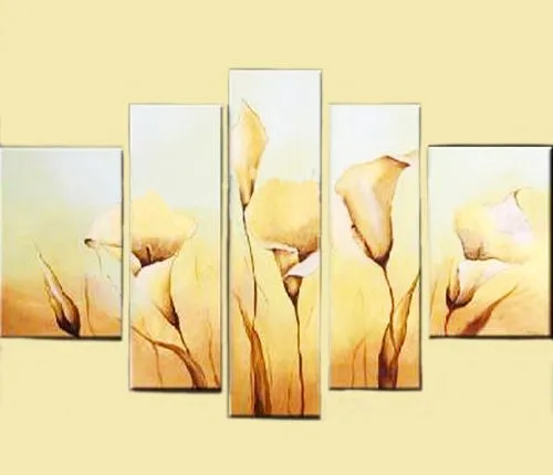 Cuadros tripticos de flores - Imagui