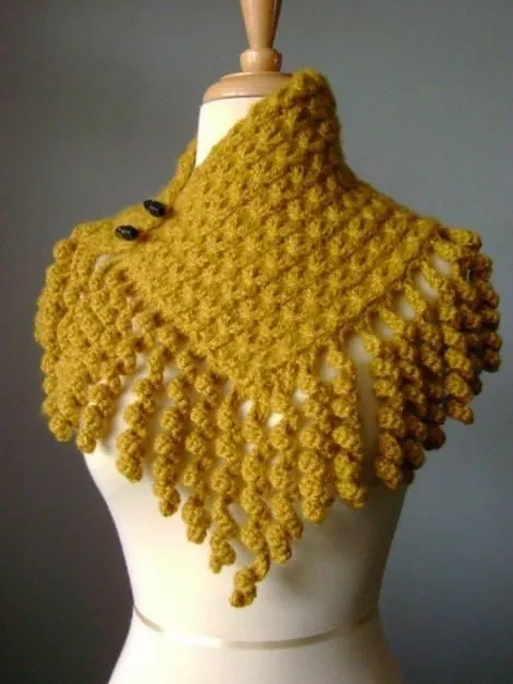 cuellos tejidos a palillo - Buscar con Google | crochet ...
