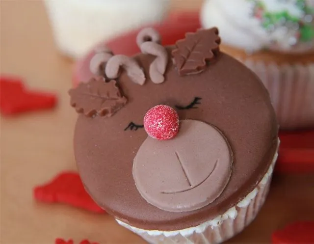 Cupcake navideños