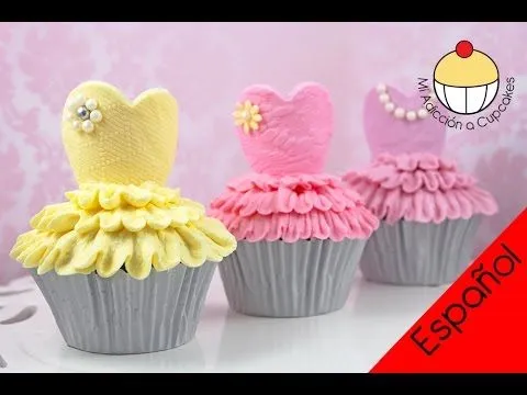 Cupcakes de Bailarinas - ¡Haz Cupcakes de Ballet Tutu con Mi ...