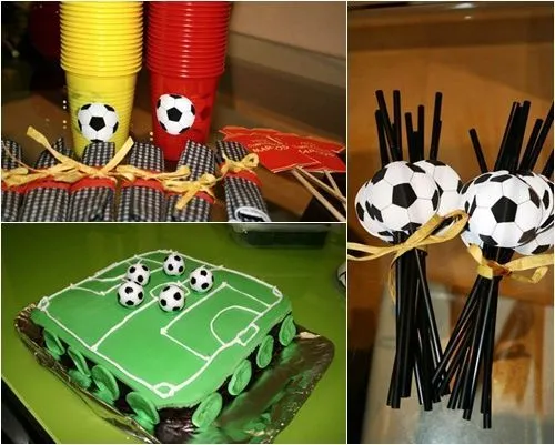 Decoración de futbol para cumpleaños infantil - Imagui