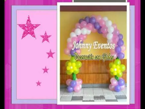 decoracion con globos Angelina ballerina.wmv - YouTube