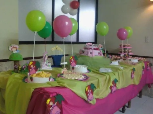 Como decorar una fiesta infantil de rosita fresita - Imagui