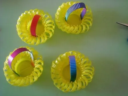 Decoración con vasos de plástico ~ Solountip.com