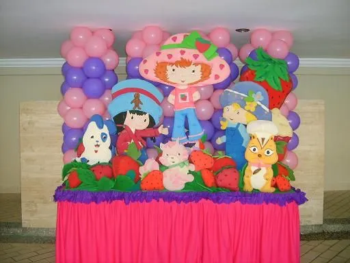 Como decorar una fiesta infantil de rosita fresita - Imagui