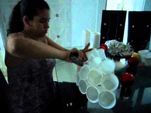 desafio uninorte 2010- hongo decorativo con vasos desechables.wmv ...