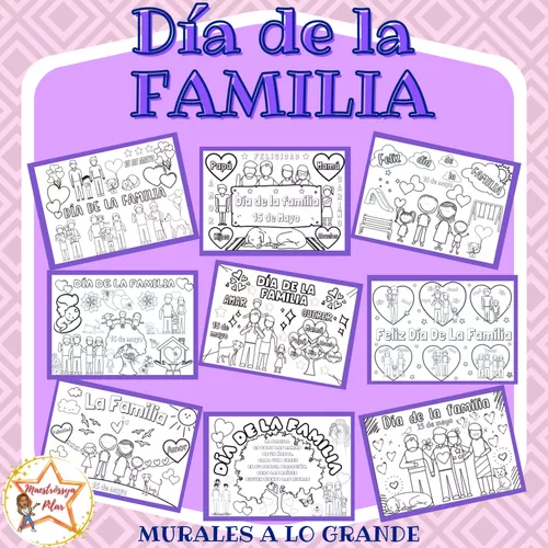 DÍA DE LA FAMILIA - MURAL COLABORATIVO - material didáctico de las  asignaturas Material interdisciplinario & Español para extranjeros