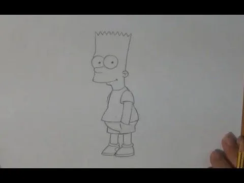 Dibujar a Bart Simpson - Draw Bart Simpson - YouTube