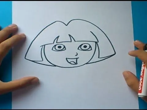 Como dibujar a Dora la exploradora paso a paso -Dora la ...
