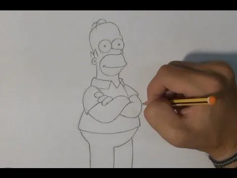 Dibujar a Homer Simpson - YouTube