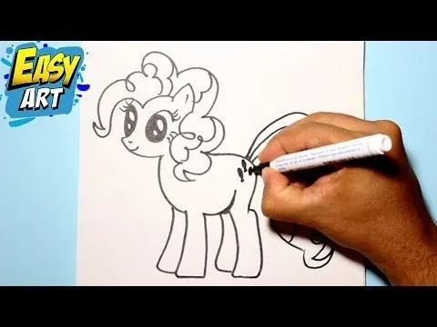 como dibujar a pinkie pie - my little pony - how to draw my little ...