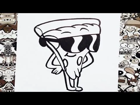 Como dibujar una pizza kawaii ❤ - Youtube Downloader mp3