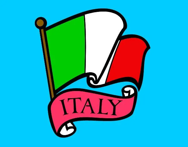 Dibujo de bandera italia pintado por Miguelherm en Dibujos.net el ...