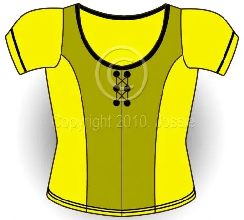 Dibujo de blusa a color - Imagui