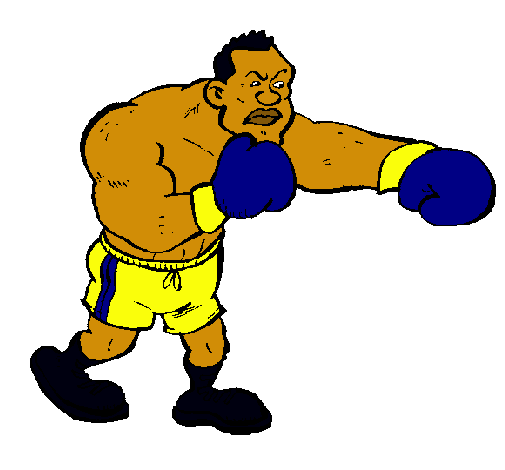 Dibujo de Boxeador pintado por Comegalletas en Dibujos.net el día ...