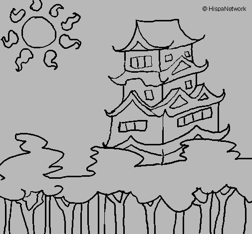 Dibujo de Casa japonesa pintado por Yarelii********divina**** en ...