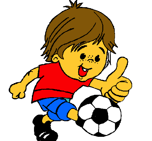 Dibujo de Chico jugando a fútbol pintado por Dibujo de niño en ...