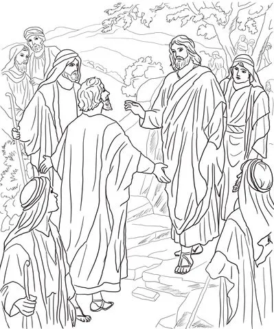 Dibujo de La Confesión de Pedro para colorear | Dibujos para ...