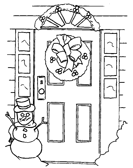 Figura de puerta para colorear - Imagui