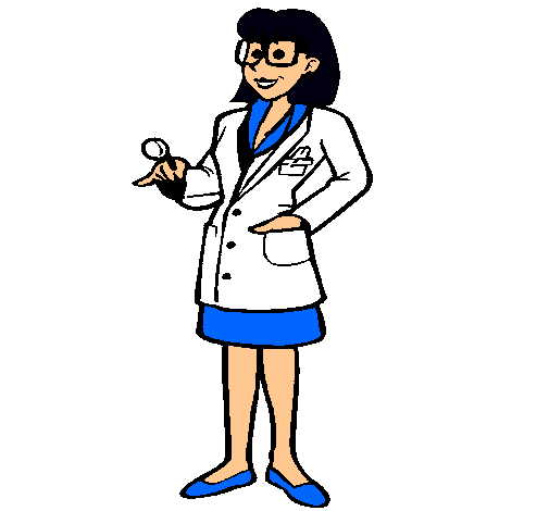 Dibujo de Doctora con gafas pintado por Kika en Dibujos.net el día ...