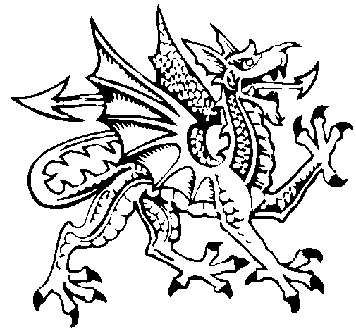 Dibujo de Dragón agresivo para Colorear - Dibujos.net