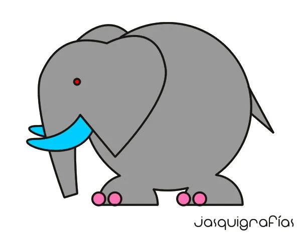 Dibujo de Elefante grande pintado por Jahebara en Dibujos.net el ...