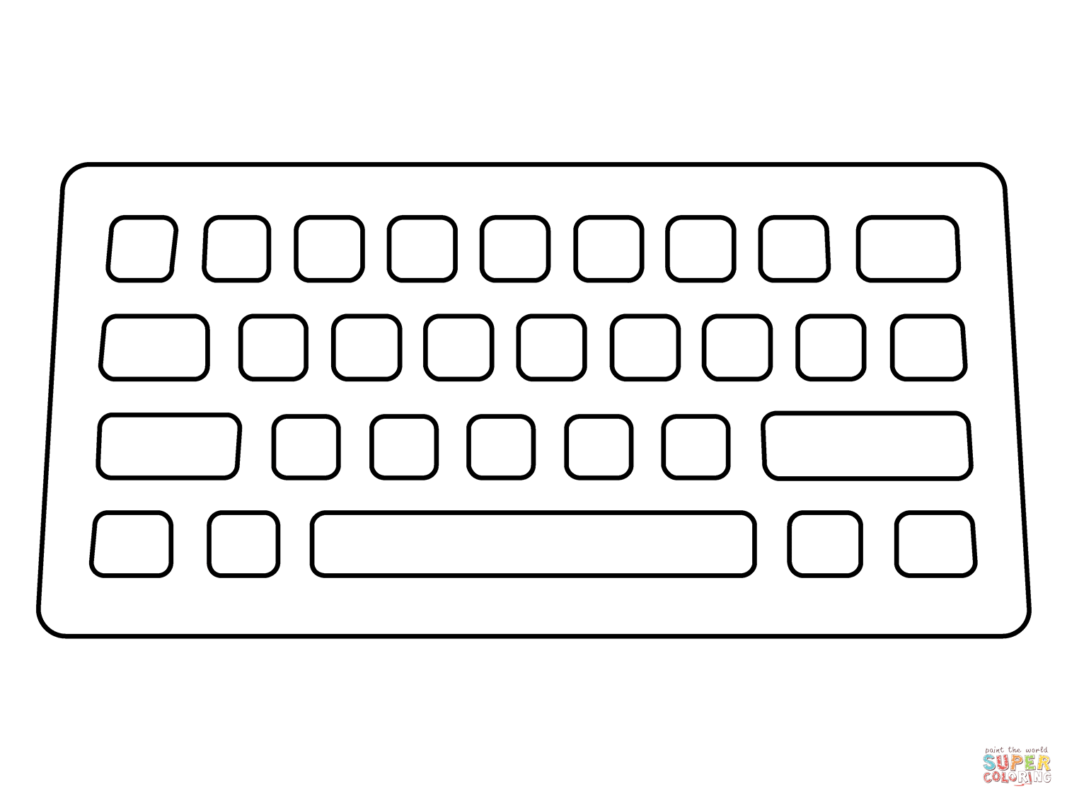 Dibujo de emojis de teclado para colorear | Dibujos para colorear imprimir  gratis