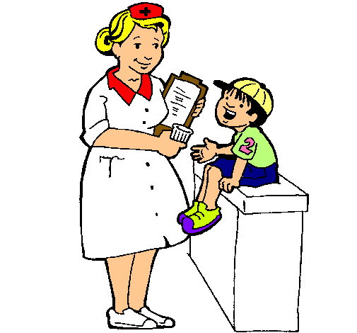 Dibujo de Enfermera y niño pintado por Babie en Dibujos.net el día ...