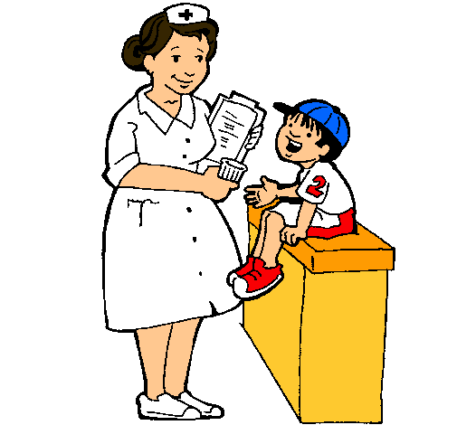 Dibujo de Enfermera y niño pintado por N en Dibujos.net el día 19 ...