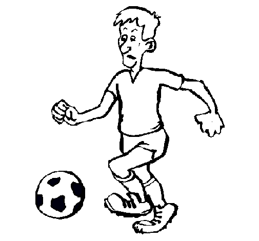 Dibujo de Jugador de fútbol pintado por Futbolista en Dibujos.net ...
