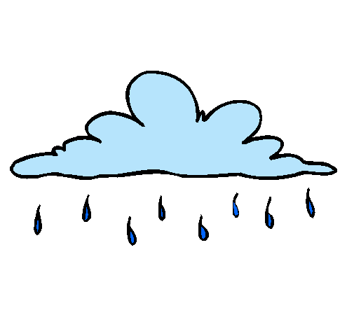 Dibujo de Lluvia suave pintado por Nube en Dibujos.net el día 16 ...