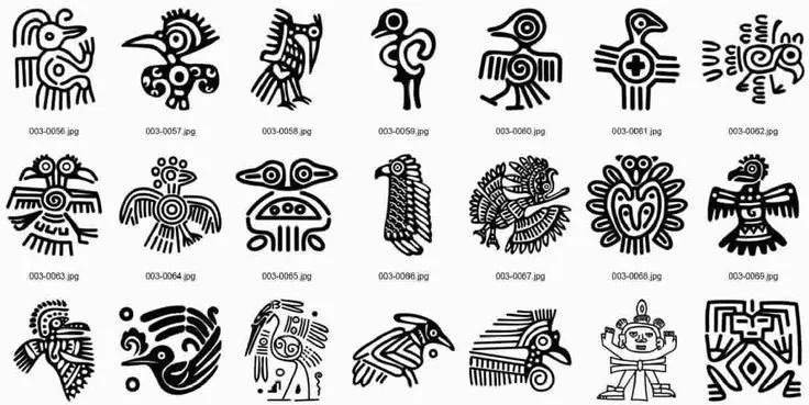 Dibujo mayas, aztecas, incas, y otras culturas americanas | alita ...