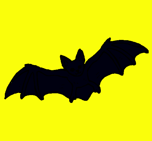 Dibujo de Murciélago volando pintado por Halloween en Dibujos.net ...