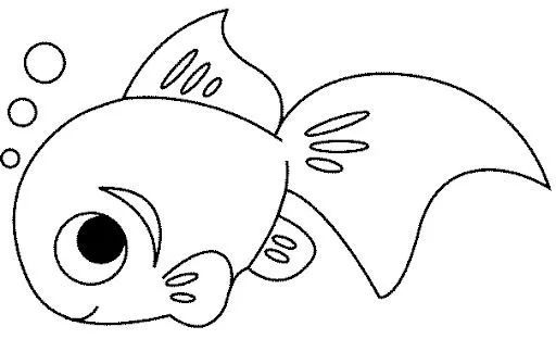 Dibujo peces para colorear - Imagui