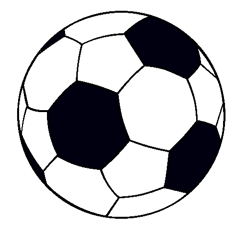 Dibujo de una pelota de futbol para colorear - Imagui