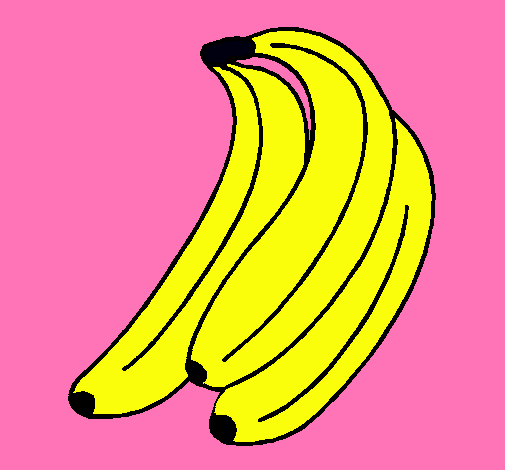 Dibujo de Plátanos pintado por Cambur en Dibujos.net el día 24-02 ...