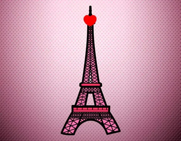 Dibujo de Torre Eiffel pintado por Mira23 en Dibujos.net el día 16 ...