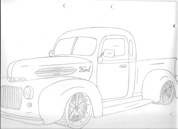 Dibujos de autos tuning a lapiz faciles - Imagui